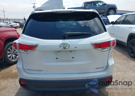 2015 Toyota Highlander Limited V6 z USA, uszkodzony, nr VIN 5TDYKRFHXFS074143